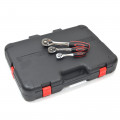 215 Piece Professional Socket Set & Ratchet Spanners + Torque Wrench