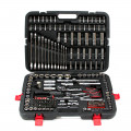 215 Piece Professional Socket Set & Ratchet Spanners + Torque Wrench