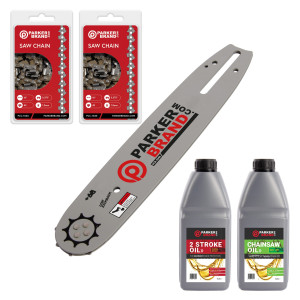 10" Bundle Pack - Bar and 2 x Saw Chain (40 Links) + Oils