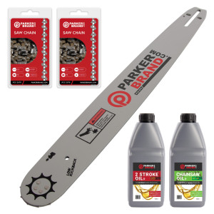 20" Bundle Pack - Bar and 2 x Saw Chain + Oils