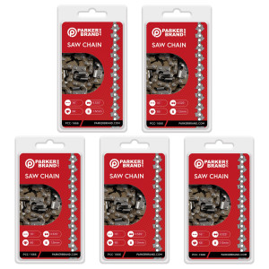 5 Pack of 16" Chainsaw Chains - 66 Link