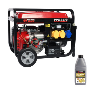 6.87 kVA Portable Petrol Generator with Electric Start + Oil
